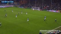 0-2 Sergio Floccari Fantastic Goal - Sampdoria - Sassuolo 06.12.2015 HD Serie A