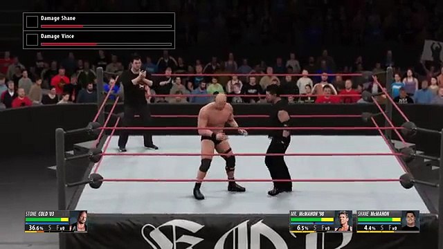 “Stone Cold“ Steve Austin vs. The McMahons׃ WWE 2K16 2K Showcase walkthrough - Part 17