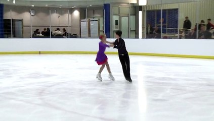 SAUNDERSODDSON Pre Novice Free Dance (2016 Challenge)