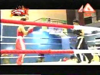 Raja M Yasir Won Title Belt Fight 2010 in Kick Boxing