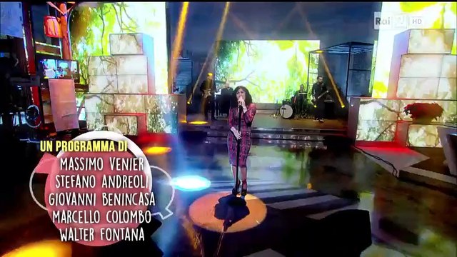 Giusy Ferreri Volevo solo te : Quelli che il calcio rai2