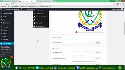 Lec 5 Sahifa genral setting header setting in urdu hindi