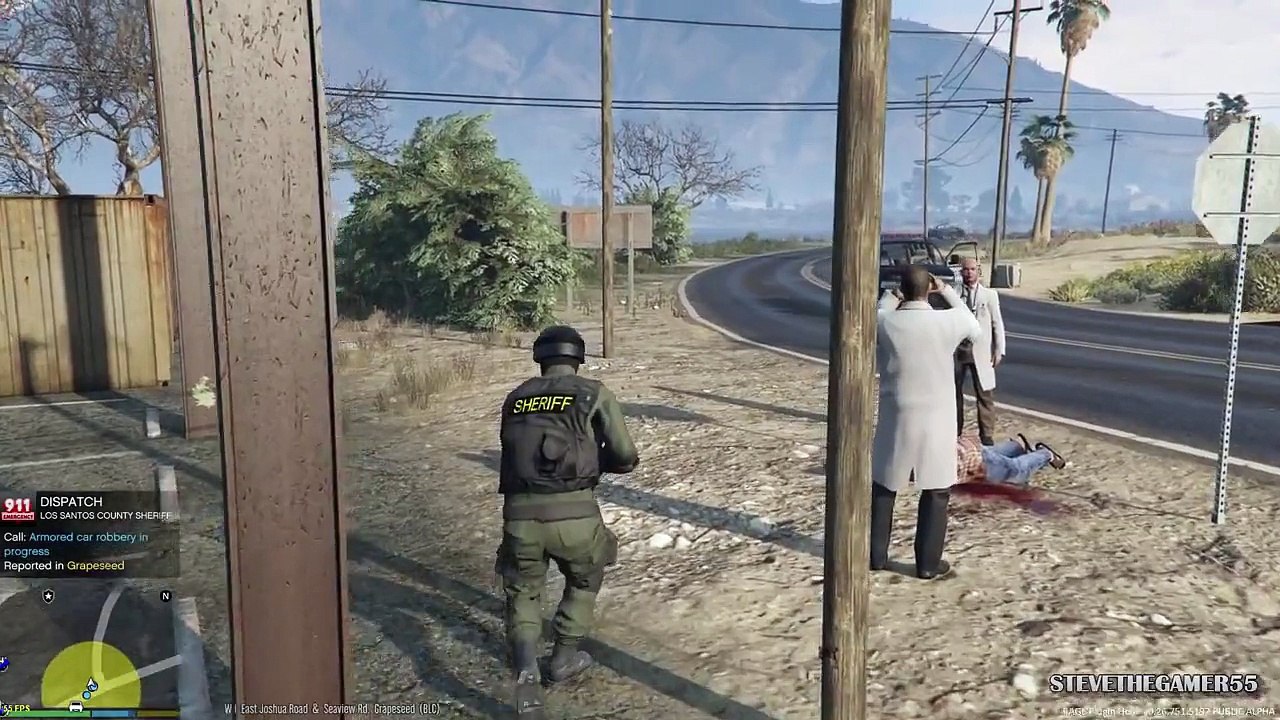 GTA 5 - LSPDFR - EPiSODE 58 - LET'S BE COPS - SHERIFF SWAT PATROL (GTA 5 PC POLICE MODS) SANDY