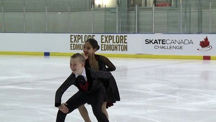 MCQUILKIN/PORTZ Pre Novice Free Dance (2016 Challenge)