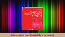 Allgemeine Krankheitslehre kompakt PDF Herunterladen