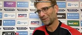 Newcastle 2-0 Liverpool Jurgen Klopp Post Match Interview