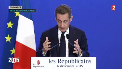 Nicolas Sarkozy refuse "toute fusion et tout retrait de liste" pour le second tour des régionales