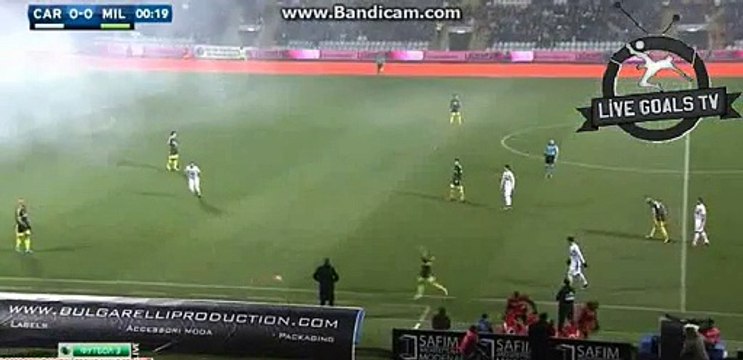 Milan Fantastic 1st Chance to Score - Carpi vs AC Milan - Serie A - 06.12.2015