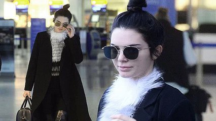 Kendall Jenner flies to London a day after sister Kim gives birth 