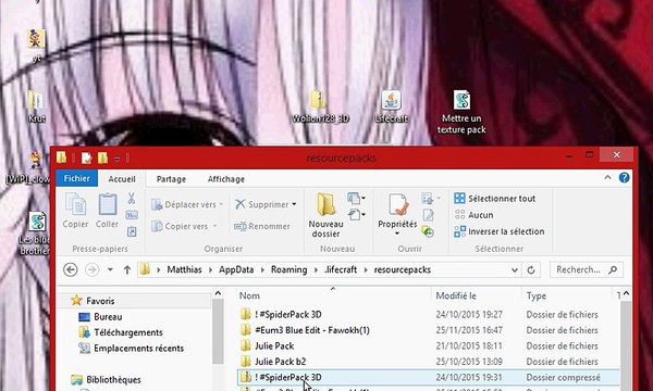 Tuto mettre un texture pack sur minecraft
