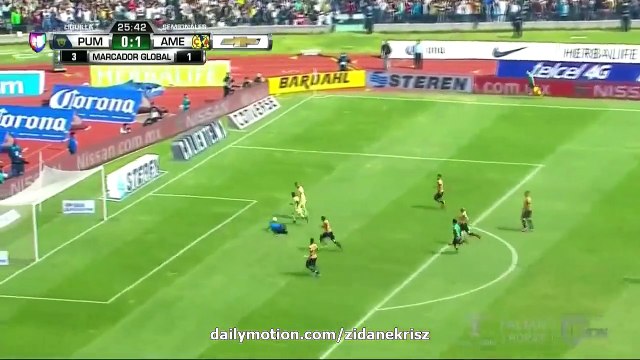 0-2 Carlos Quintero Secunda Gooool - Pumas UNAM - America 06.12.2015 HD Liga MX