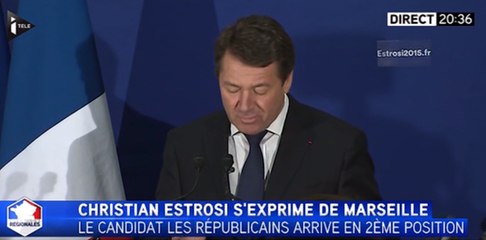 Pour Estrosi,  la liste Les Républicains est la «seule alternative possible à l'extrême droite»
