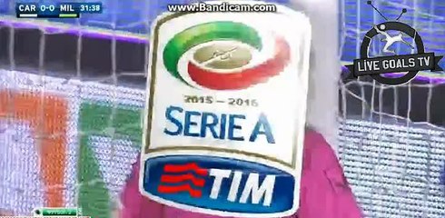 下载视频: Carlos Bacca Amazing Powerful Shot - Carpi vs AC Milan - Serie A - 06.12.2015