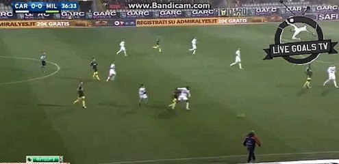 Alessio Cerci Great CounterAttack Chance - Carpi vs Milan - Serie A - 06.12.2015