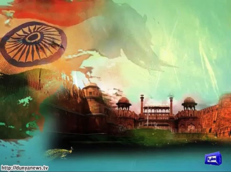 Asaduddin Owaisi causes ruckus in Indian parliament.