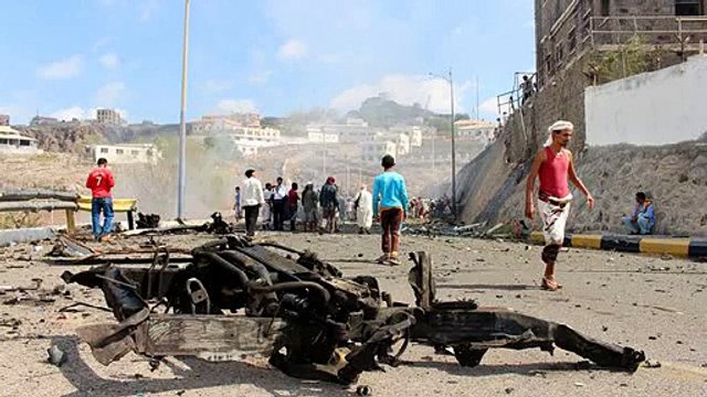 IS-claimed bombing kills Yemeni governor, 6 guards in Aden