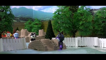 アンパンマンおもちゃアニメ チョコ争奪！砂場で大戦争