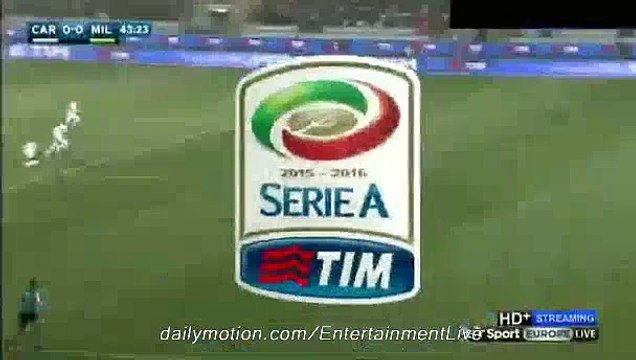 Carlos Bacca Fantastic GOAL Carpi 0-1 Milan Serie A 6/12/2015 HD