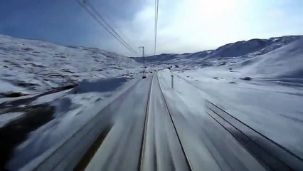Как видит машинист управляющий высокоскоростным поездом