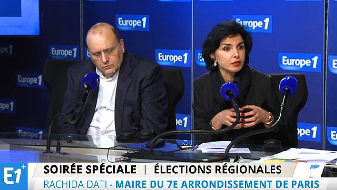 Rachida Dati : "Si ça continue le Front national va être au pouvoir bien au-dessus des régions"