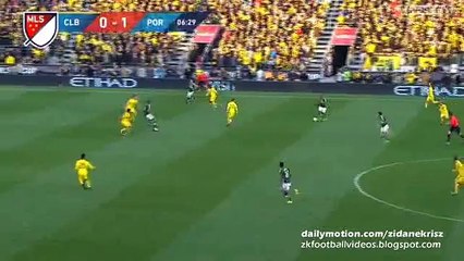 0-2 Rodney Wallace Amazing Goal Portland Timbers - MLS 2015 Play-off Final 06.12