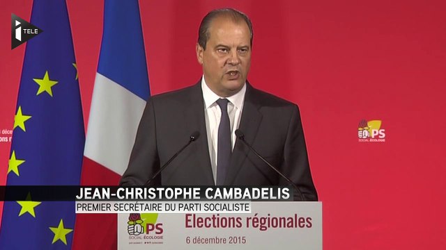 J-C Cambadélis : Le PS décide de faire barrage républicain