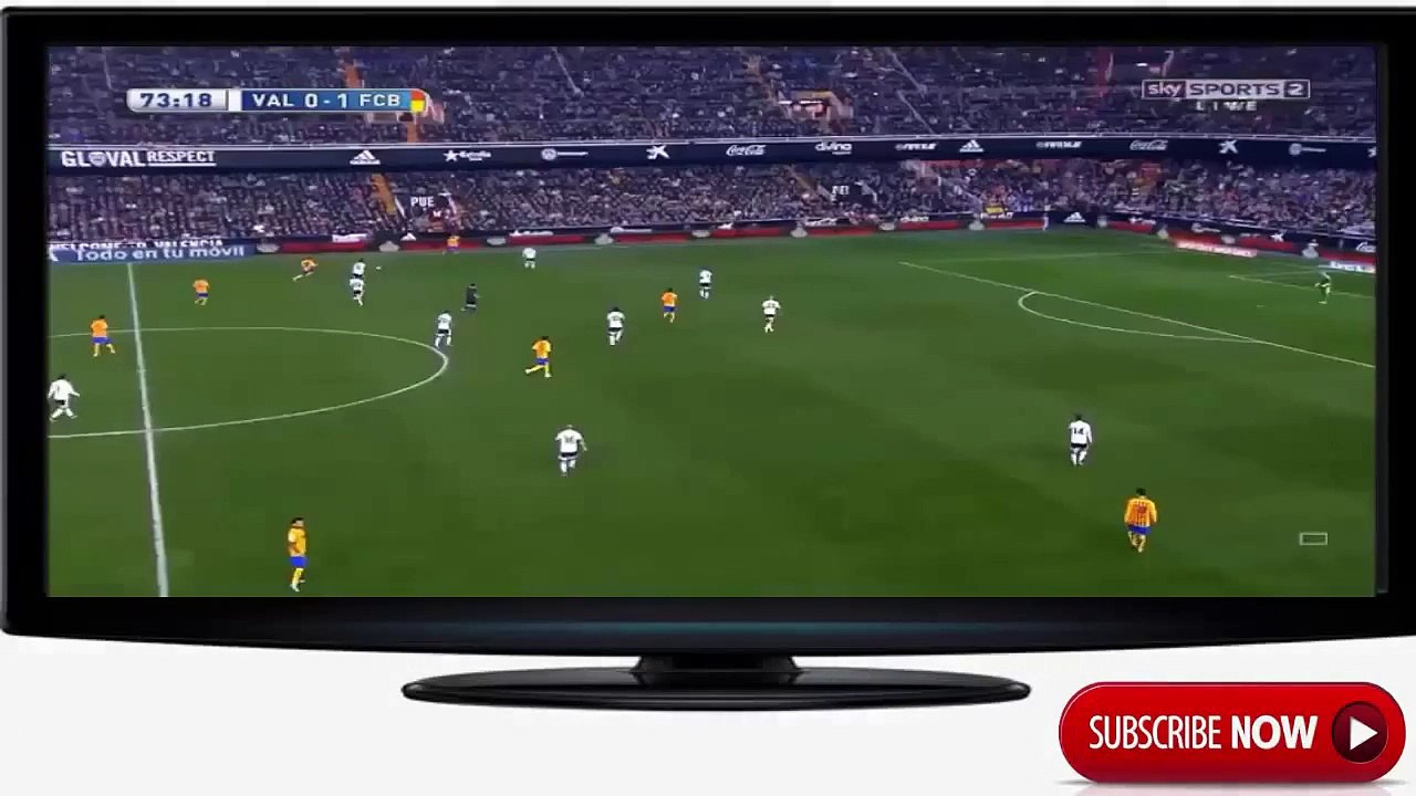 Neymar Awesome Solo Run vs Valencia!