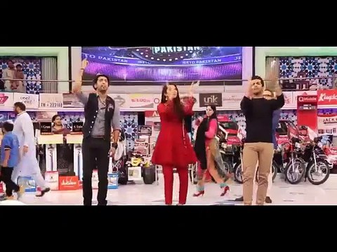 Fahad mustafa dances with Mahira khan and Shaharyar munawwar on Shakar Wandaan Re