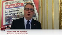 Régionales 2015 - Isère - Réaction de Jean-Pierre Barbier, président du conseil départemental