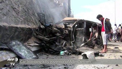 Governor of Yemen's Aden killed in car bombing