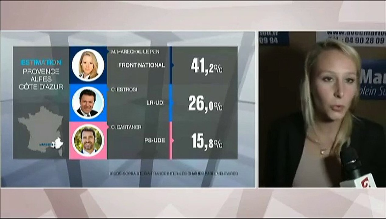 Régionales : l'"extraordinaire surprise" de Marion Maréchal-Le Pen largement en tête en Paca