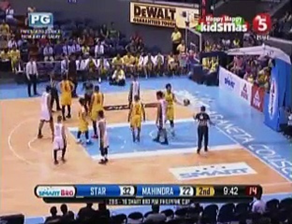 STAR HOTSHOTS VS MAHINDRA  DECEMBER 6 2015 2ND QUARTER