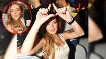 Lindsay Lohan Parties In A Pink Slip At The VIP Room