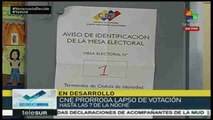 Venezuela extiende el cierre de los centros de votación