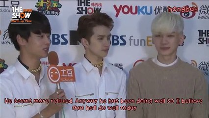 [ENG SUB] 151124 The Show Warm Up VIXX