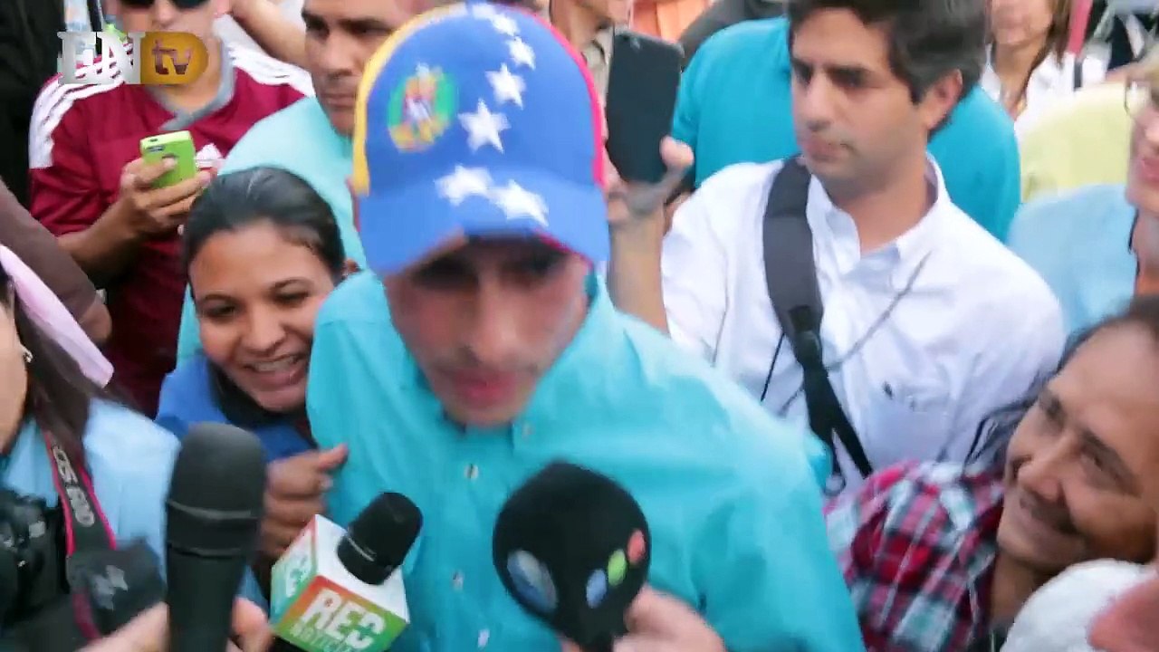 Así ejerció su derecho al voto Henrique Capriles Radonski
