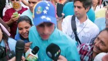 Así ejerció su derecho al voto Henrique Capriles Radonski