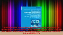 Multiaxiales Klassifikationsschema für psychische Störungen des Kindes und Jugendalters PDF Lesen