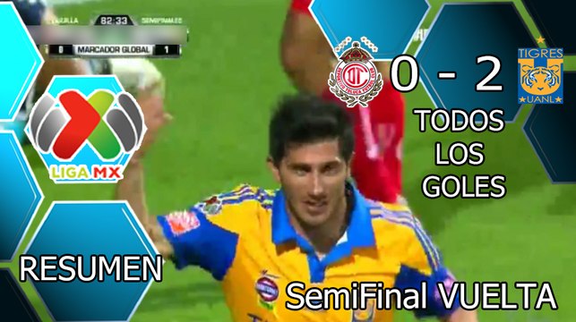 TOLUCA VS TIGRES 0-2 GOLES RESUMEN Semifinal VUELTA Liga MX Apertura 2015 [HD]