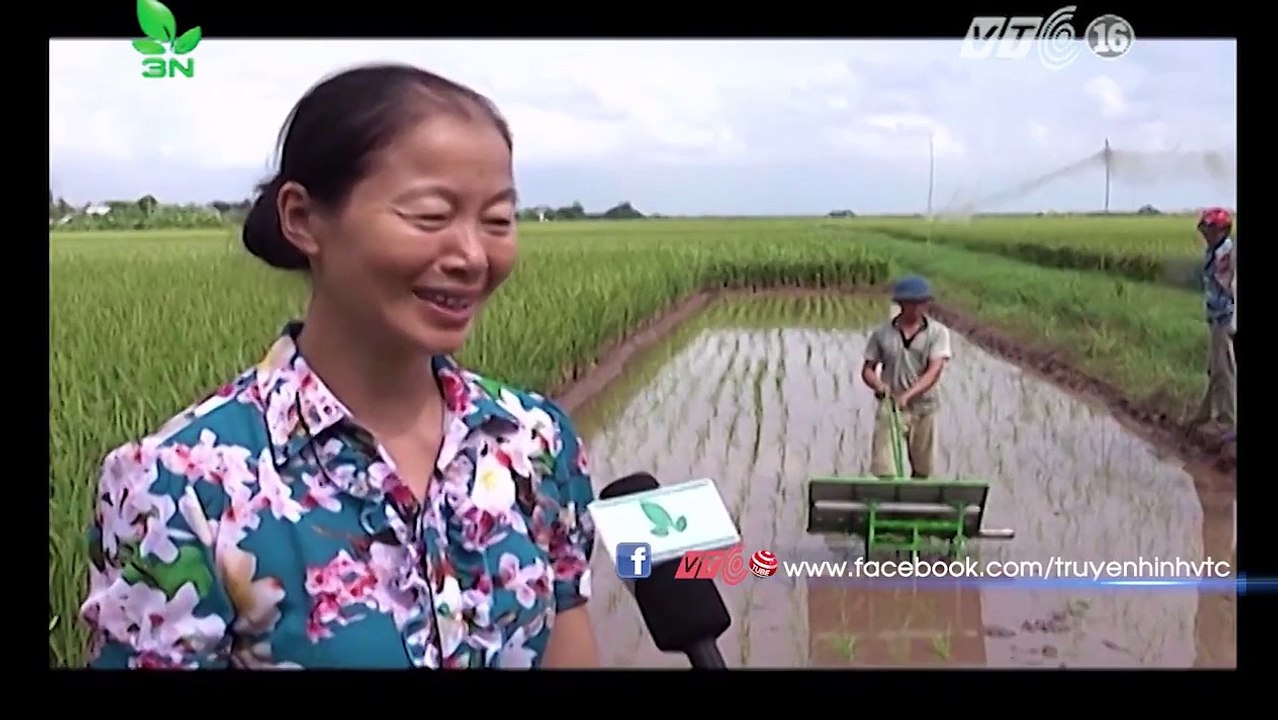 Nông dân sáng chế máy cấy tự động