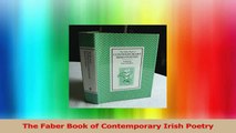The Faber Book of Contemporary Irish Poetry PDF