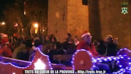 Parade de Noël de Trets & Hommage au président du comité des foires [5dec2015]