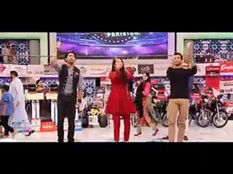 Fahad mustafa dances with Mahira khan and Shaharyar munawwar on Shakar Wandaan Re
