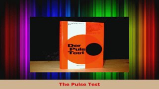 Read  The Pulse Test Ebook Free