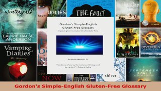 Read  Gordons SimpleEnglish GlutenFree Glossary EBooks Online