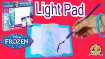 Disney Frozen Queen Elsa Tracing Light Up Pad Art Playset Kit Create and Draw - Cookieswir