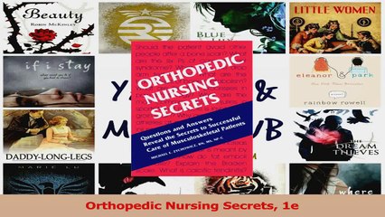 Orthopedic Nursing Secrets 1e Read Online
