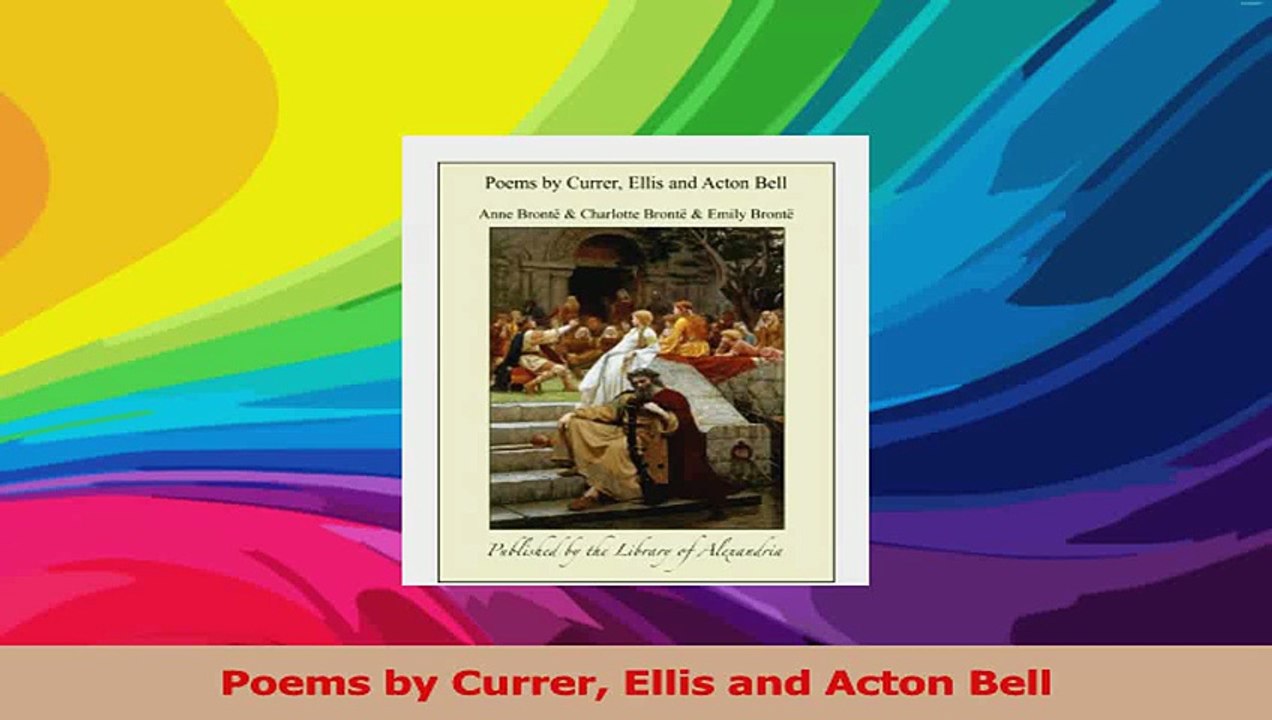Poems by Currer Ellis and Acton Bell PDF