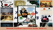 Read  Beckett Football Card Price Guide 201011 Ebook Online