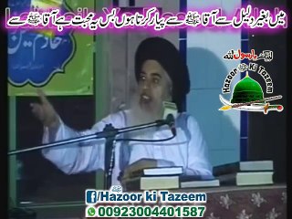Hazoor Ki Tazeem by Allama Khadam Hussain Rizvi Sb